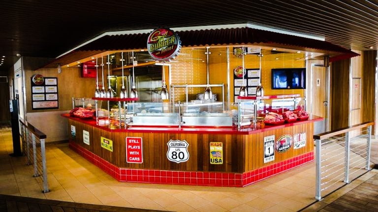 Guys Burger Joint on Carnival Cruise Line Beats Rivals