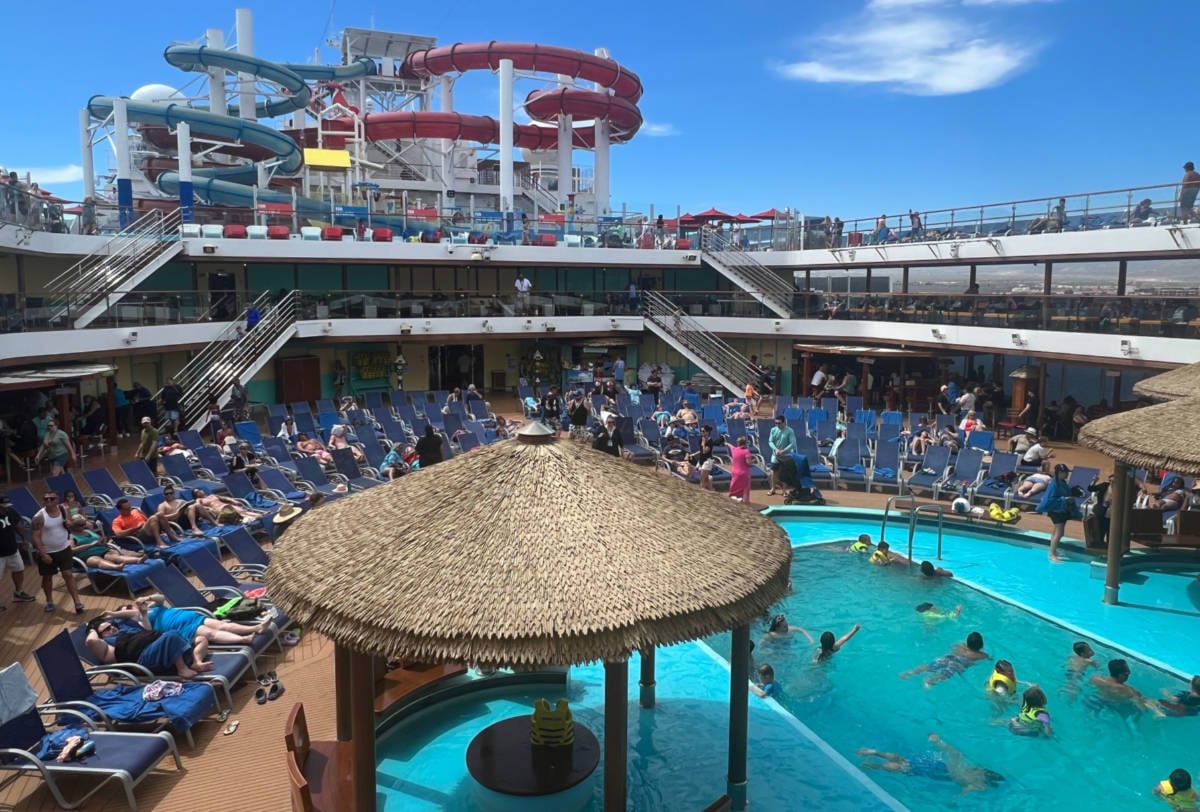 Lido Deck on Carnival Panorama