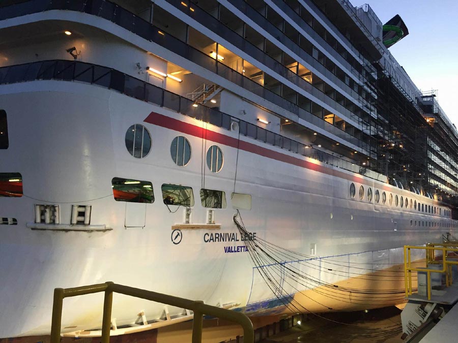 Carnival Legend Dry Dock