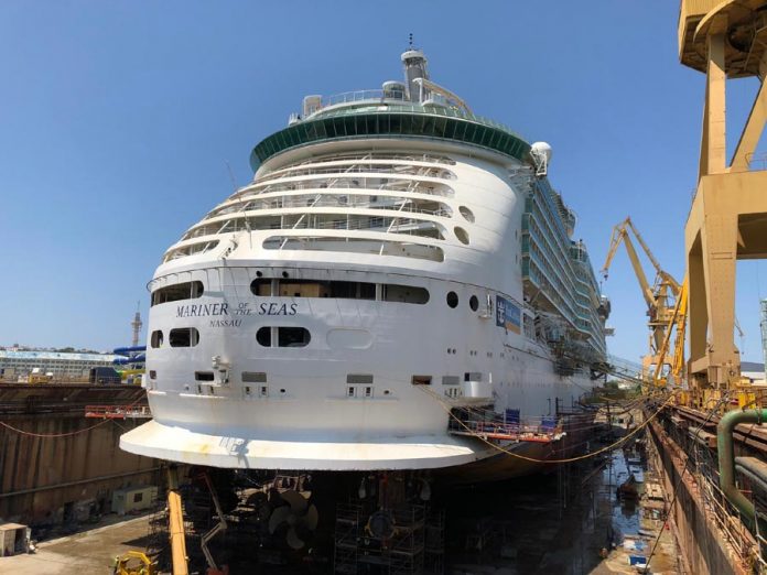 Mariner of the Seas Dry Dock Photos Released