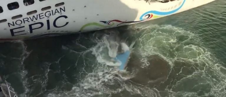 NCL Cruise Ship Strikes Pier in San Juan