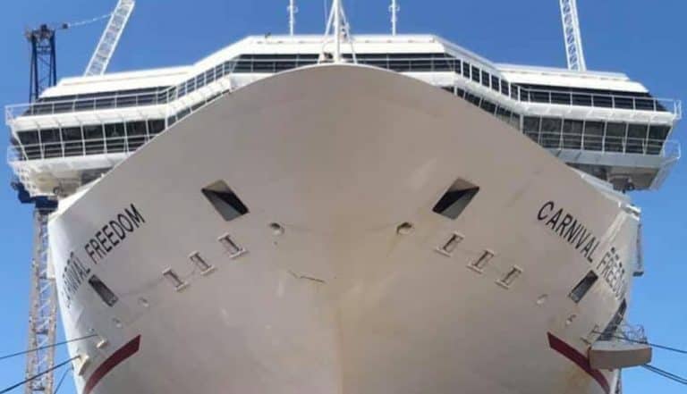 Third Carnival Cruise Ship of 2019 Completes Dry Dock