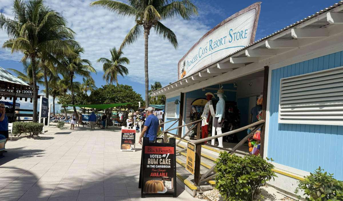 Princess Cays Shopping Area