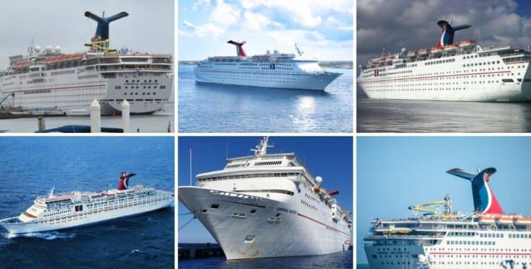 Six Former Carnival Cruise Ships Currently Being Scrapped