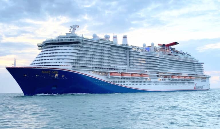 Carnival Cruise Line’s Mardi Gras Encounters Almost Fully Submerged Ship