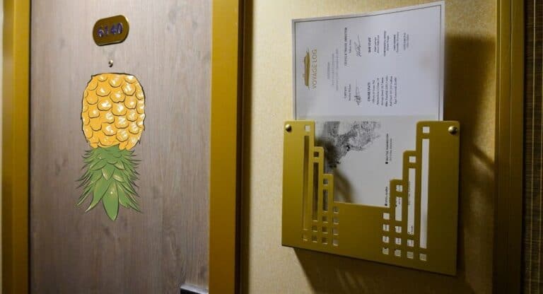 What Does an Upside-Down Pineapple Mean on a Cruise Ship?