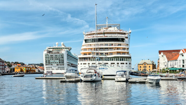 Protests In Norway Over Environmental Damage Caused By Cruise Ships