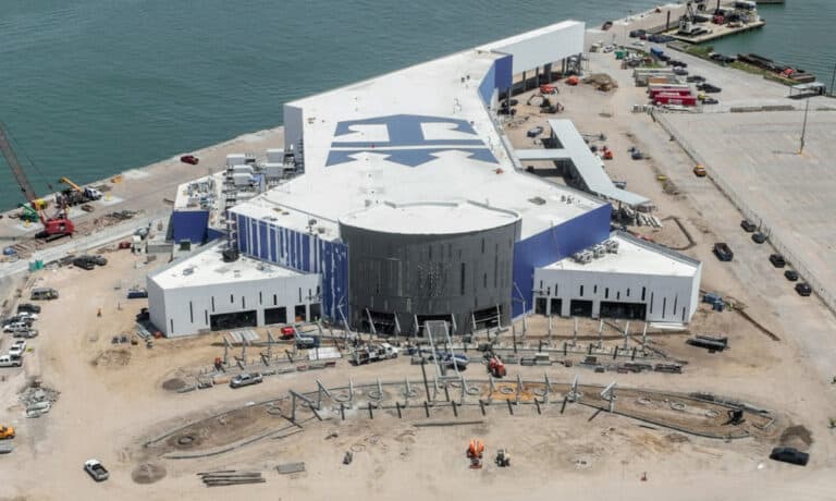 Royal Caribbean’s New Galveston Cruise Terminal is Nearing Completion