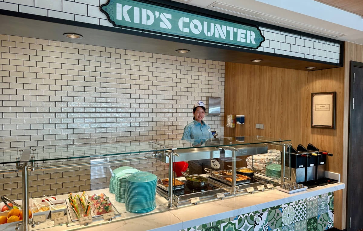 Kid's counter at Marceline Market, Disney Treasure
