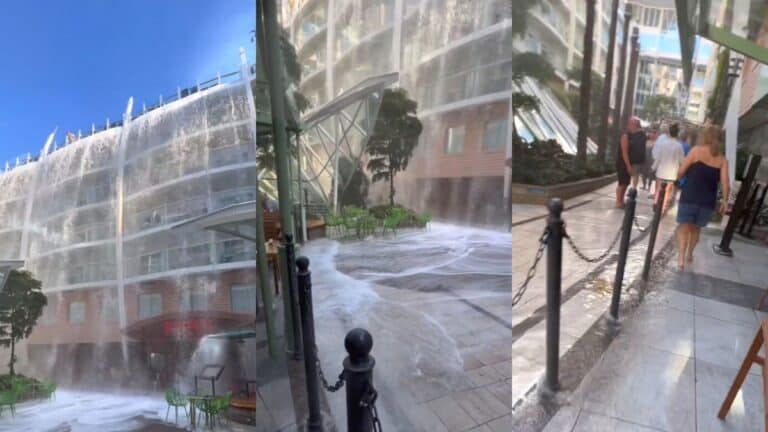 Royal Caribbean Cruise Ship Experiences Unusual Water Incident