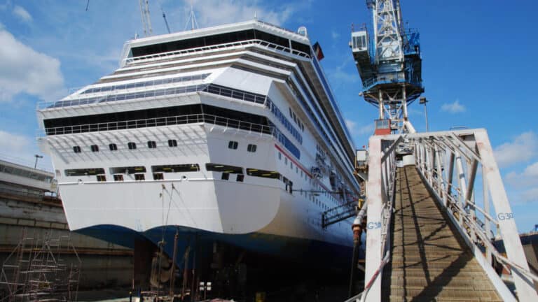 Cruise Ship Out of Water – How Does It Look?