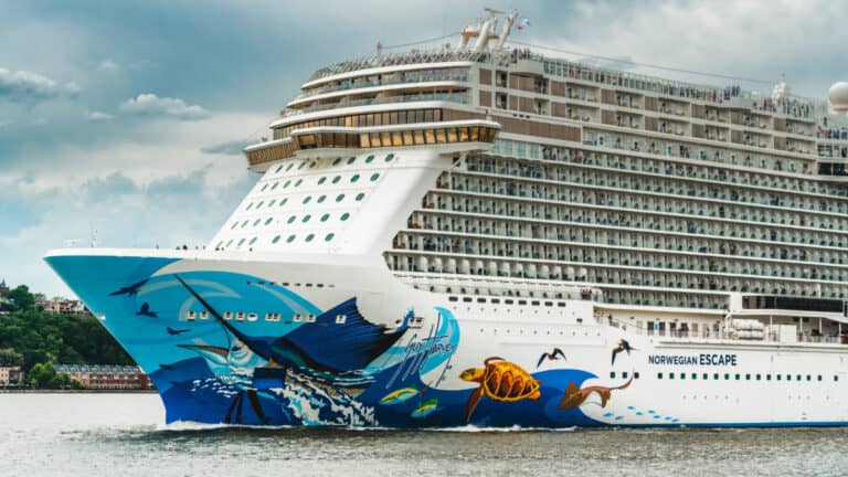 Norwegian Cruise Ship Skips Private Island Due to Wind