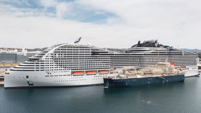 MSC Cruise Ship Marks LNG Milestone in Marseille