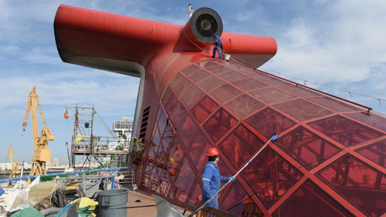 Carnival Cruise Ship Dry Dock Continues, Latest Photos