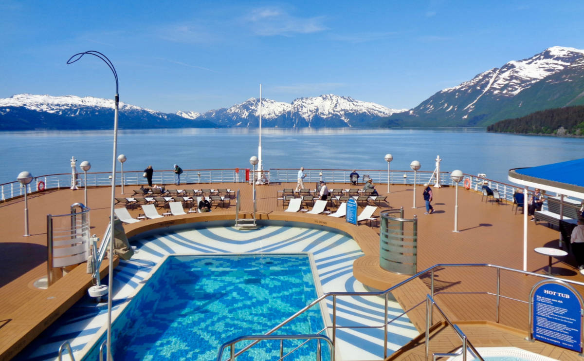 Cruise Ship Visiting Valdez, Alaska