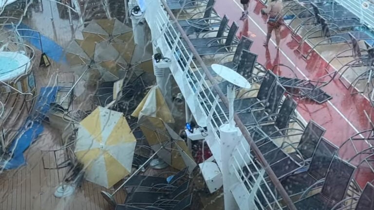 Chaotic Scenes on Royal Caribbean Cruise Ship After Freak Storm