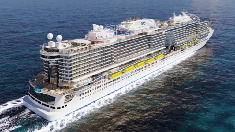 New Princess Cruise Ship to Feature First Rollglider at Sea