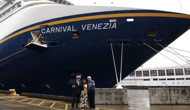 Carnival Venezia Makes Long-Awaited Debut From New York City