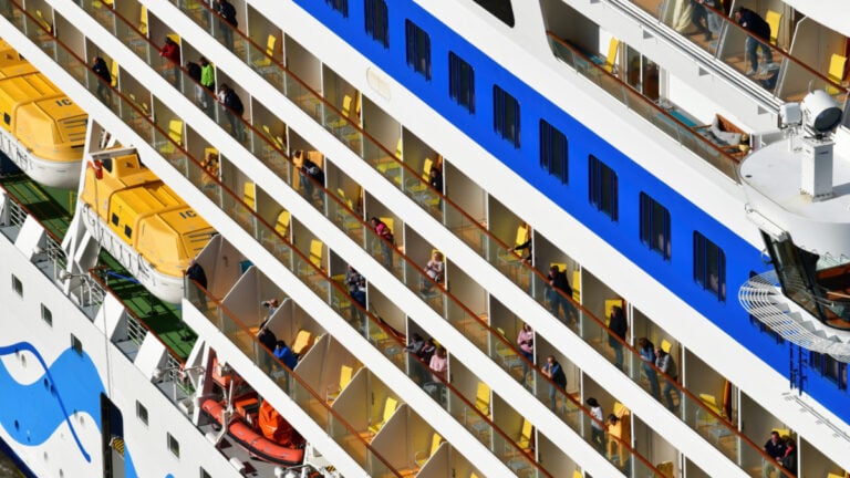 Coast Guard Searches for Crew Member Overboard Cruise Ship