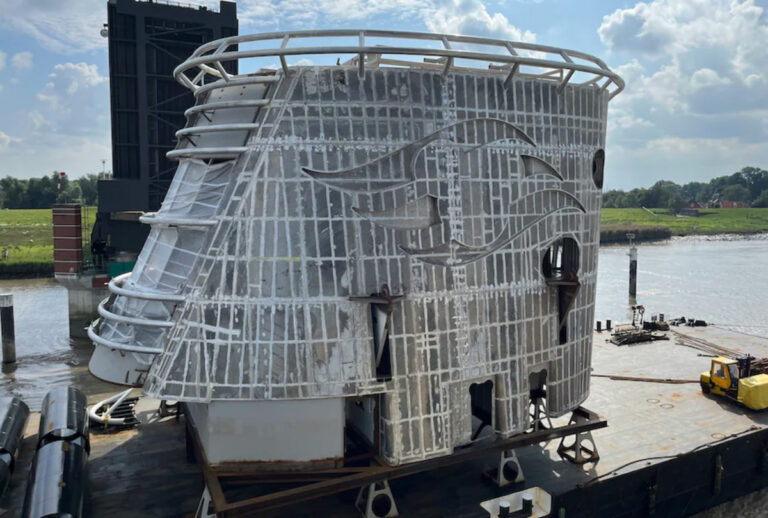 Iconic Piece of New Disney Ship Arrives at Shipyard