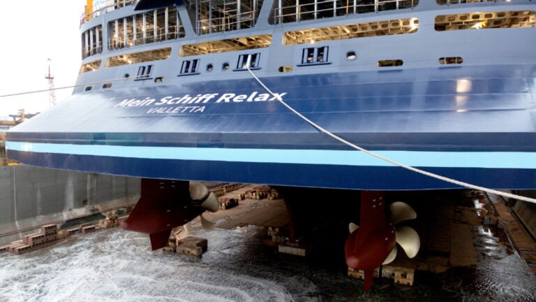 Largest-Ever TUI Cruise Ship Floats Out at Shipyard