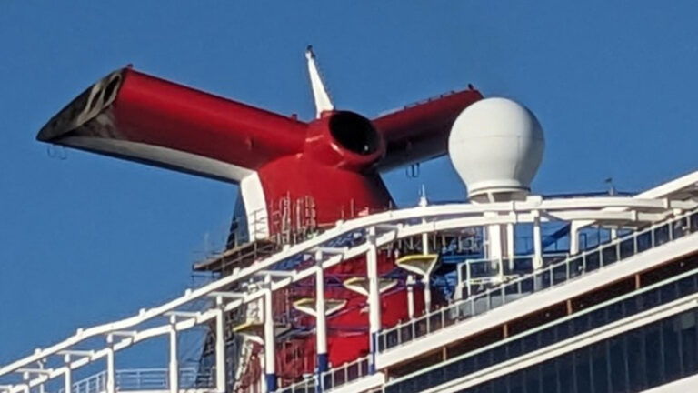 Carnival Cruise Ship Loses Distinctive Feature Temporarily