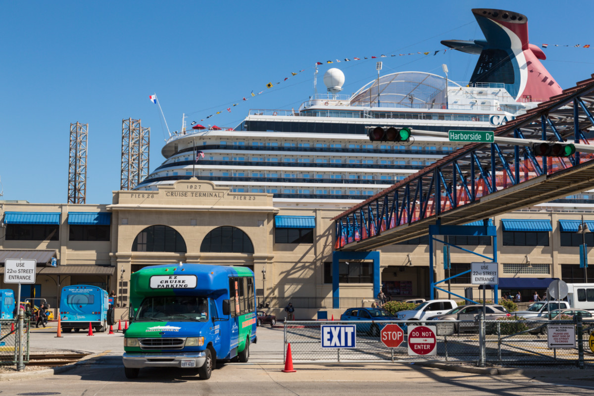 Carnival Ship in Galveston