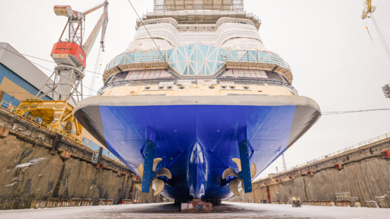 New TUI Cruises Ship Floats Out at Shipyard