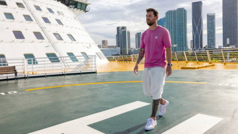 Most Decorated Footballer Ever Is Icon of World’s Largest Cruise Ship