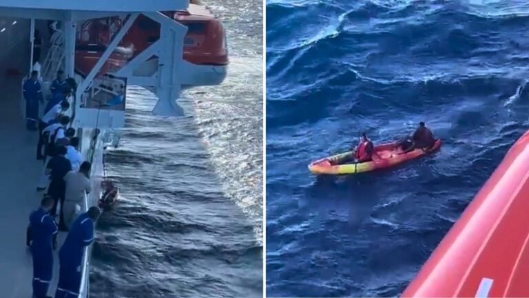 Newest Carnival Ship Rescues Kayakers Stranded at Sea