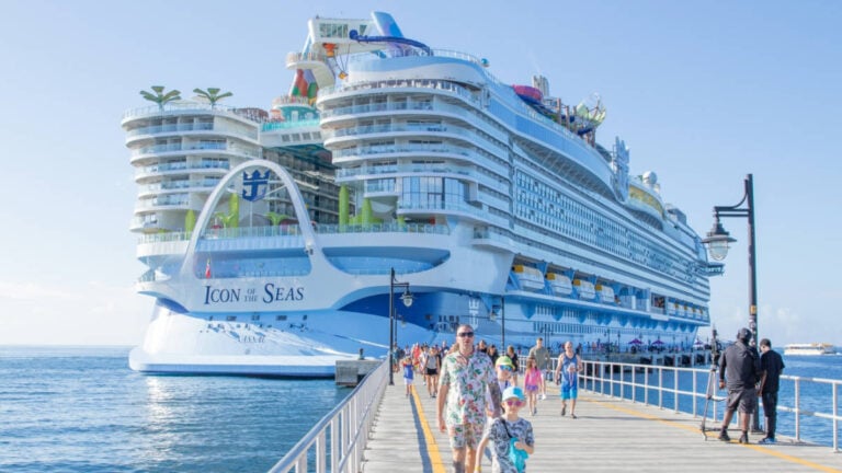 Royal Caribbean’s Icon of the Seas Makes Giant Port of Call