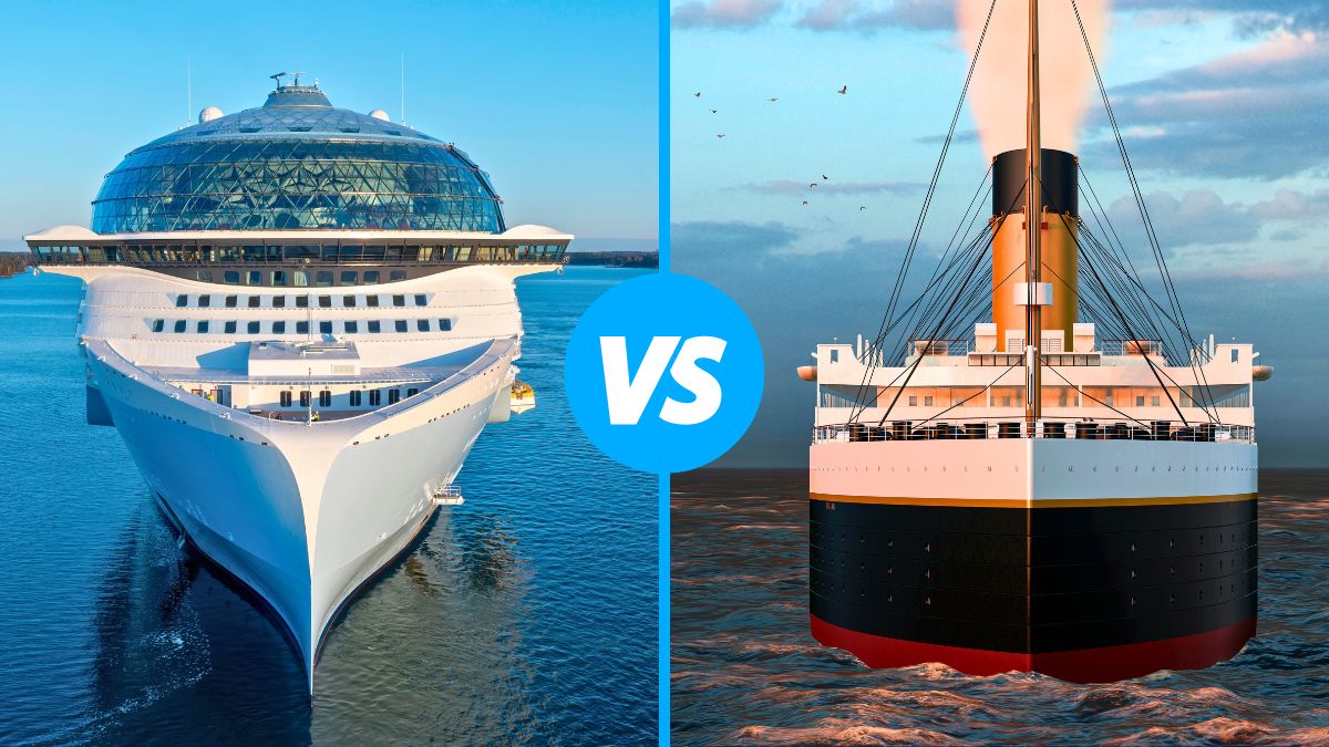 Allure Of The Seas Titanic Comparison