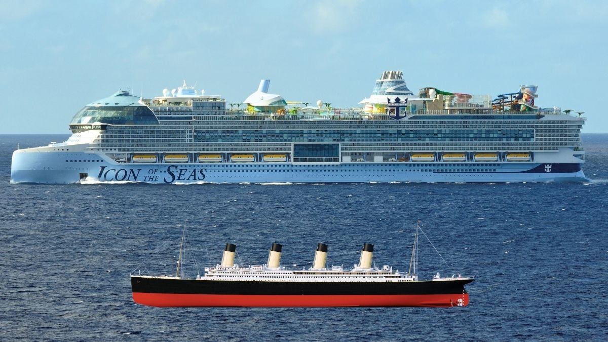 Icon Of The Seas Vs Titanic Size Comparison TAFT Independent