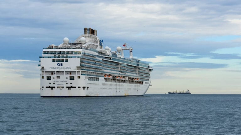 Cruise Ship Navigates Through Space Debris Warning Zone