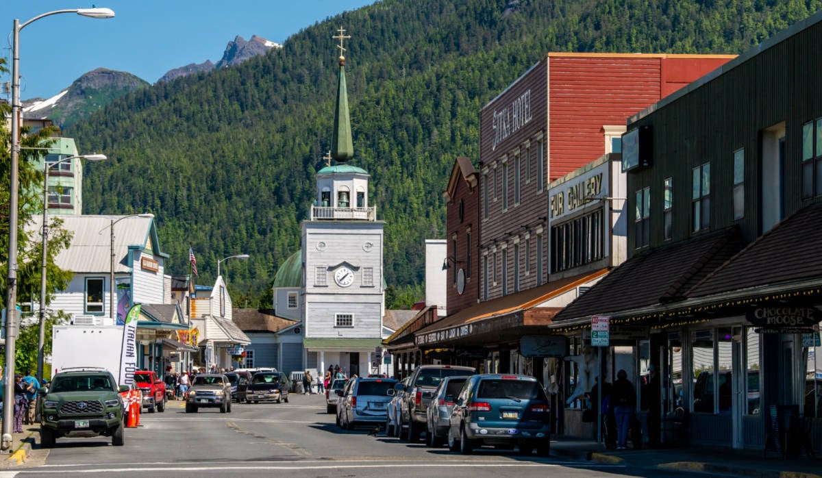 Downtown Sitka, Alaska