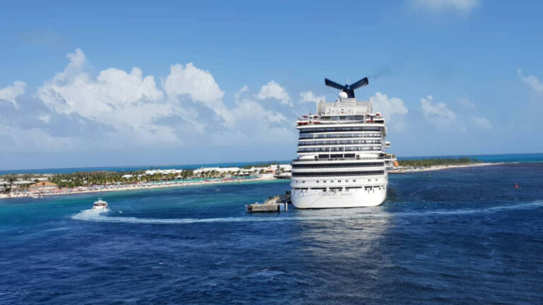 Carnival Ship Unable to Dock Due to Windy Conditions