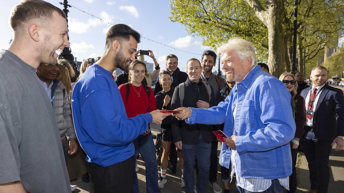 Richard Branson Gifts Free Cruises in London