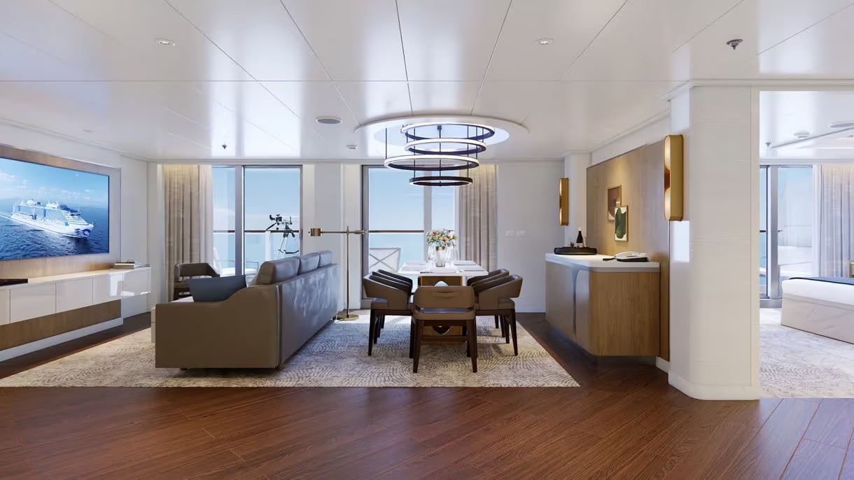 Sun Princess Sky Suite, part of the Sanctuary Collection