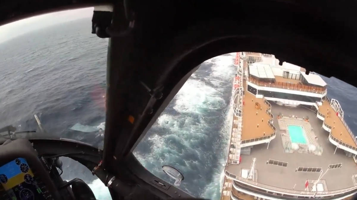 Holland America Coast Guard Airlift