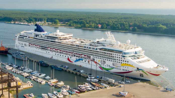 Norwegian Dawn Docked at Port