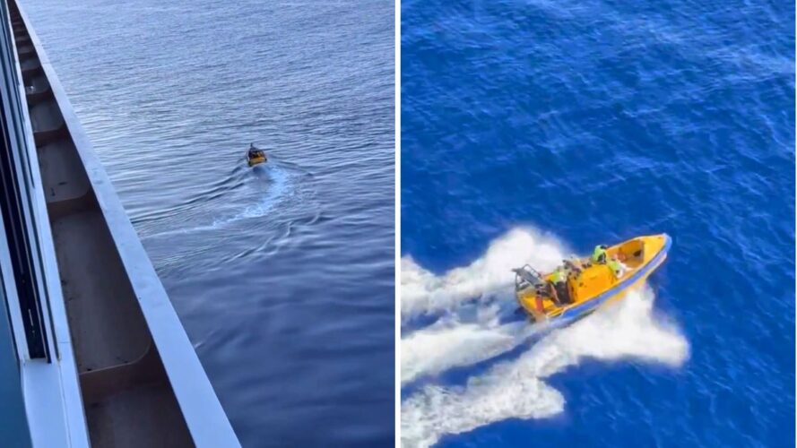 Passenger Jumps off World's Largest Cruise Ship