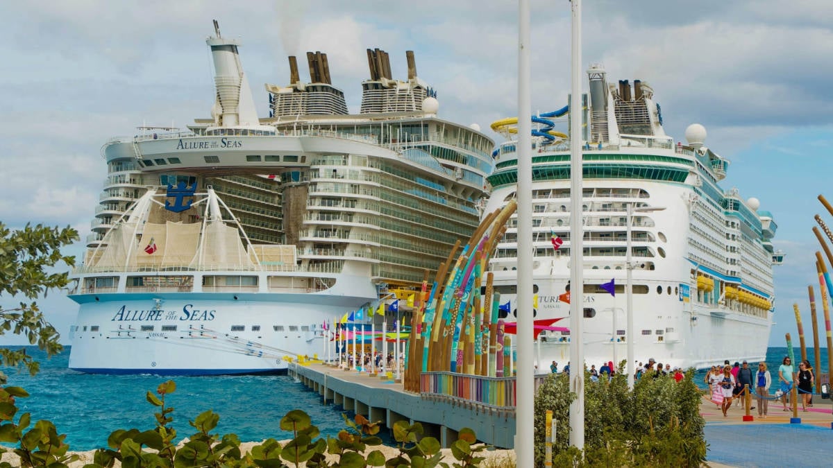 Allure of the Seas Docked at CocoCay