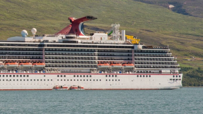 Carnival Pride Cruise Ship In Greenland