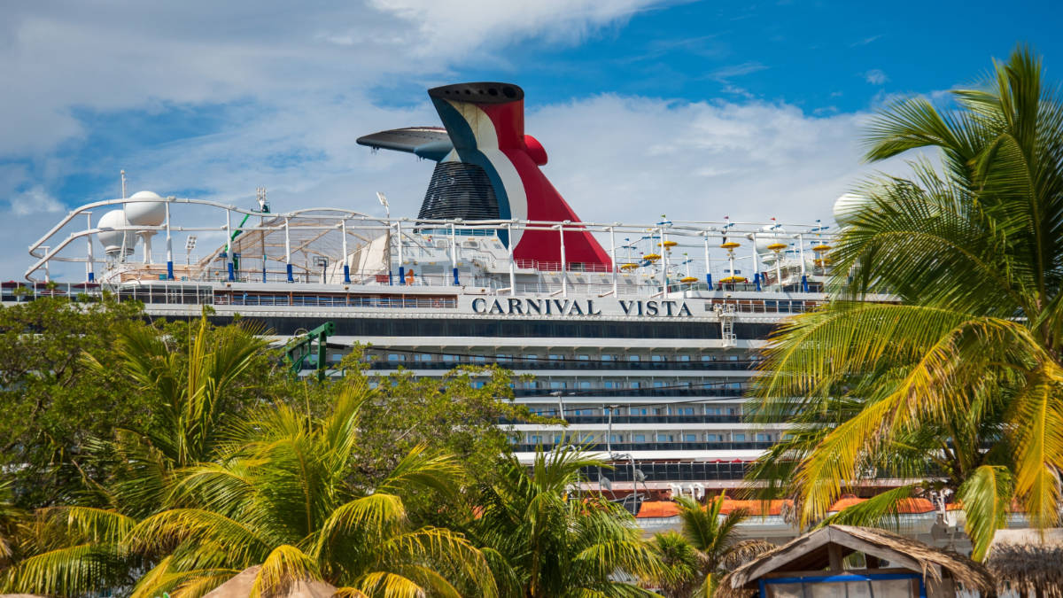 Carnival Vista in the Caribbean