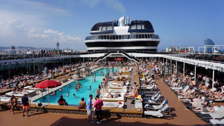 Cruise Passengers Shamed for Bad Poolside Behavior