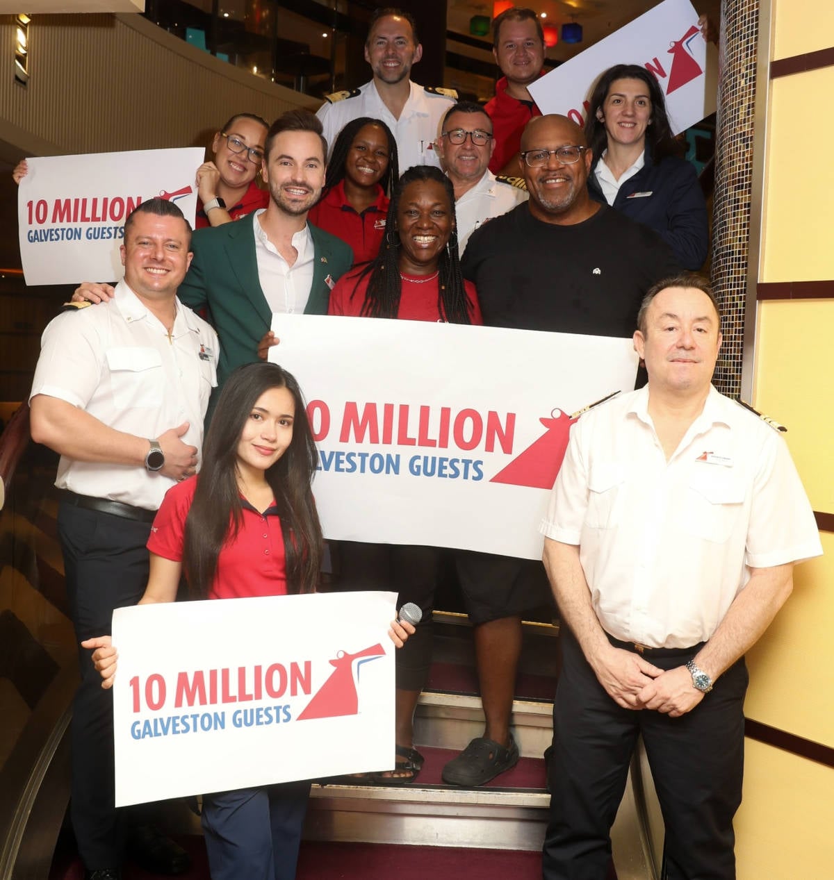 Carnival Celebrates 10 Millionth in Galveston