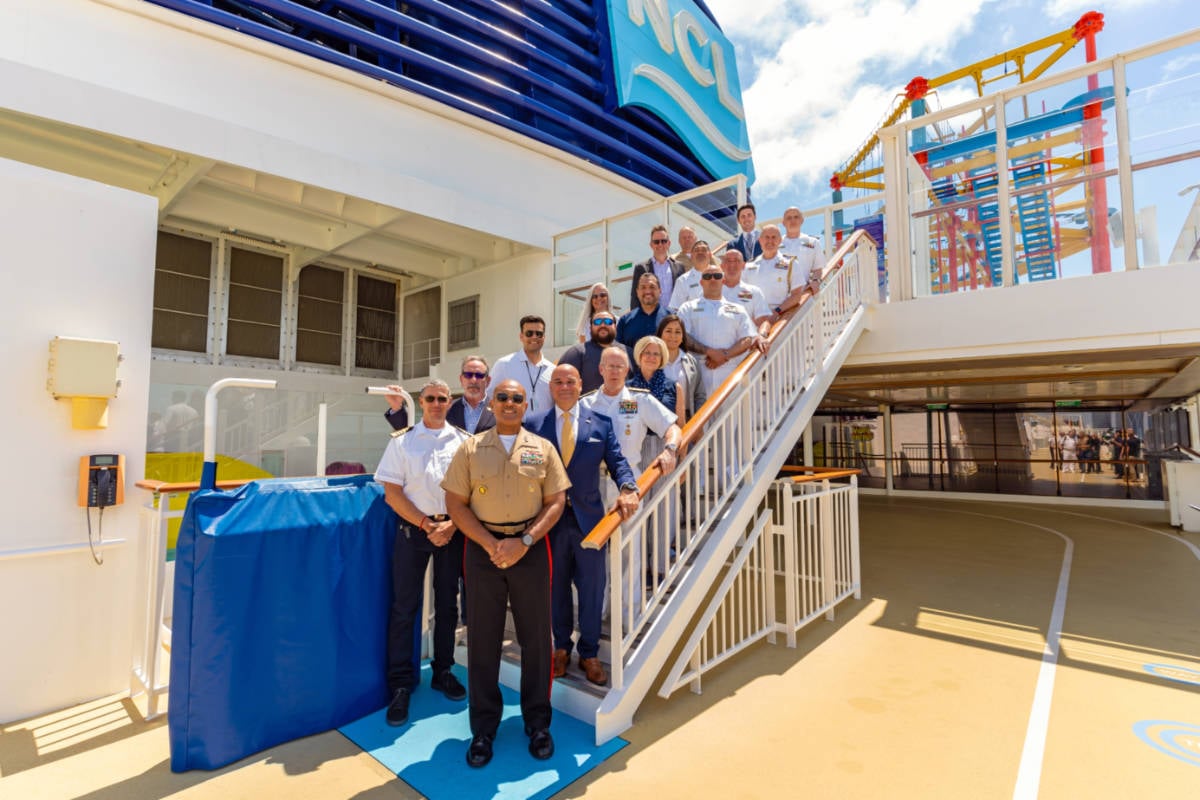 Celebrating Fleet Week on Norwegian Breakaway