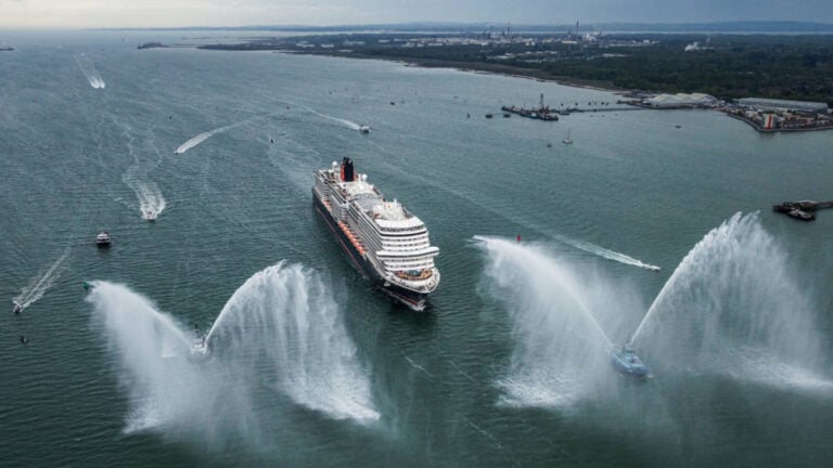 New Cunard Queen Arrives at Homeport Ahead of Maiden Voyage