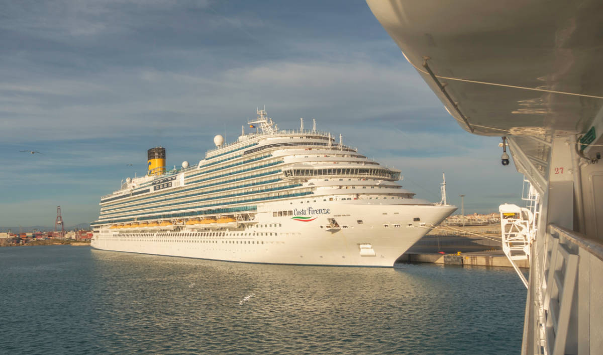 Cruise Ships Docked in Valencia, Spain