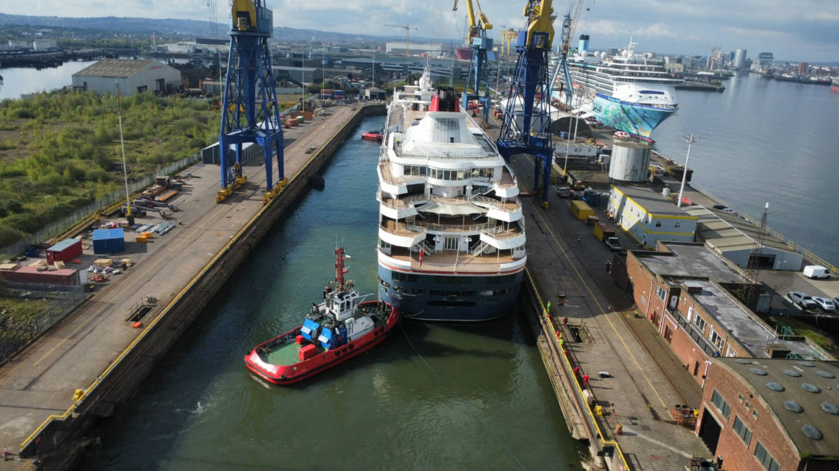 Villa Vie Odyssey During Dry Dock